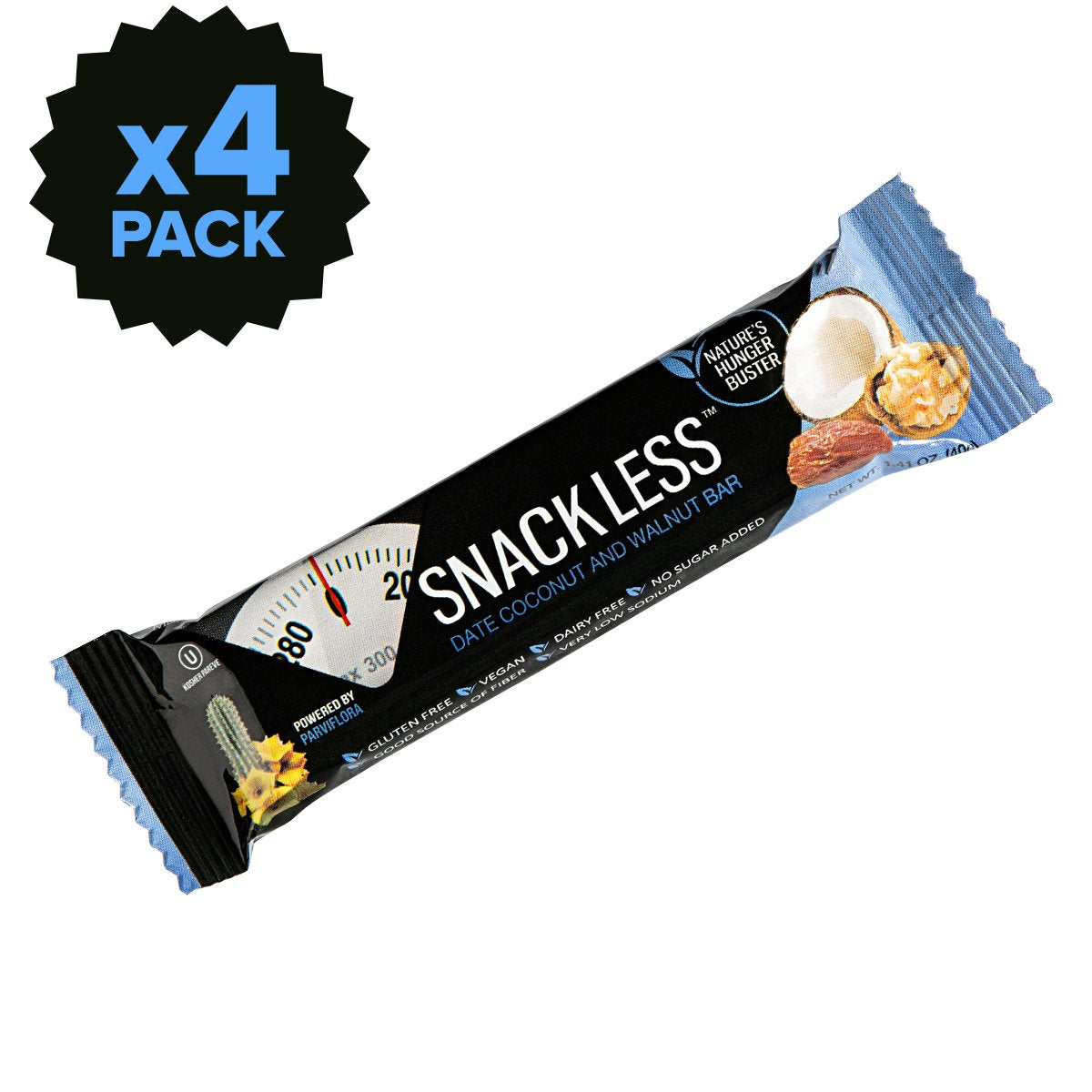 Date, Coconut and Walnut Bar <p>4 pack</p>