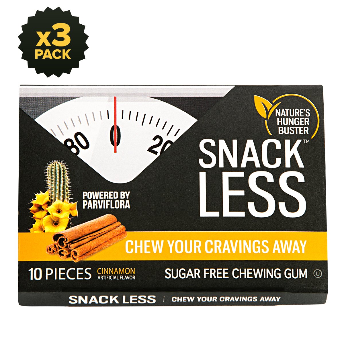 Chewing Gum, Cinnamon <p>3 pack</p>